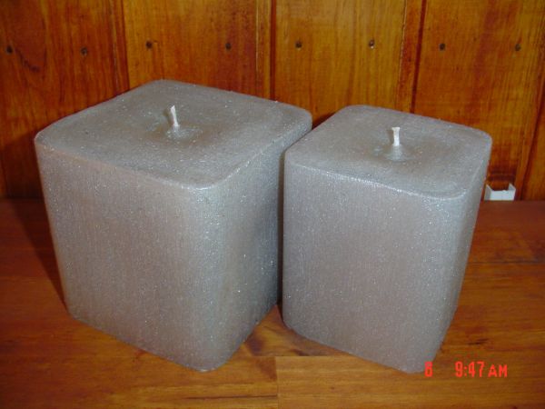 velas Quadradas Purpurinadas